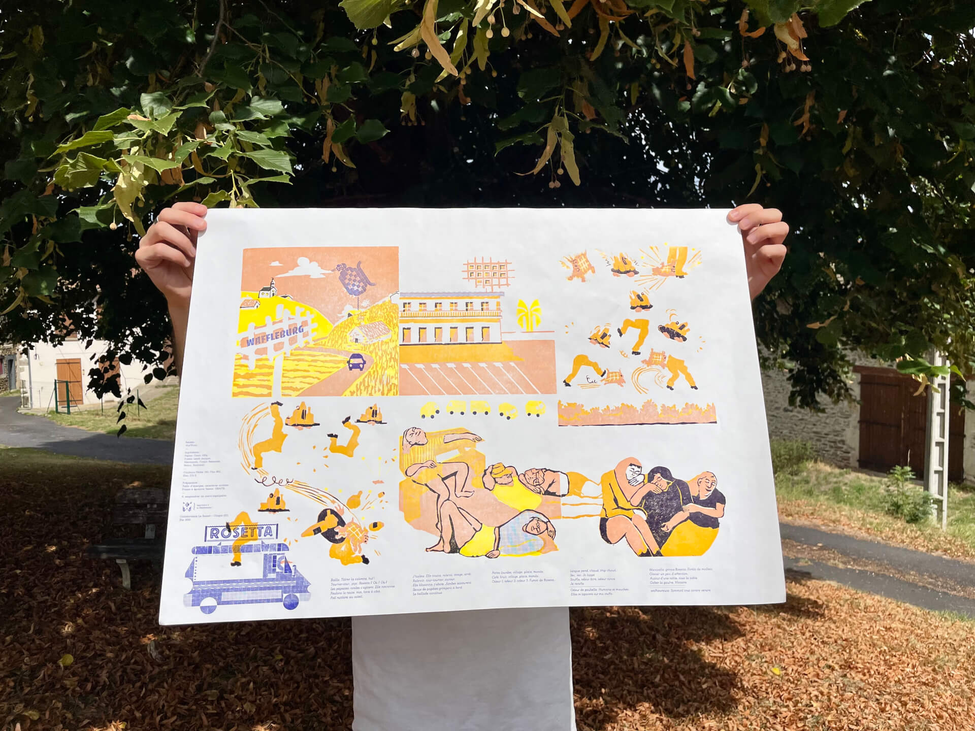 Résidence d'été à l'imprimerie de la Chévêchette | Éléonore Scardoni