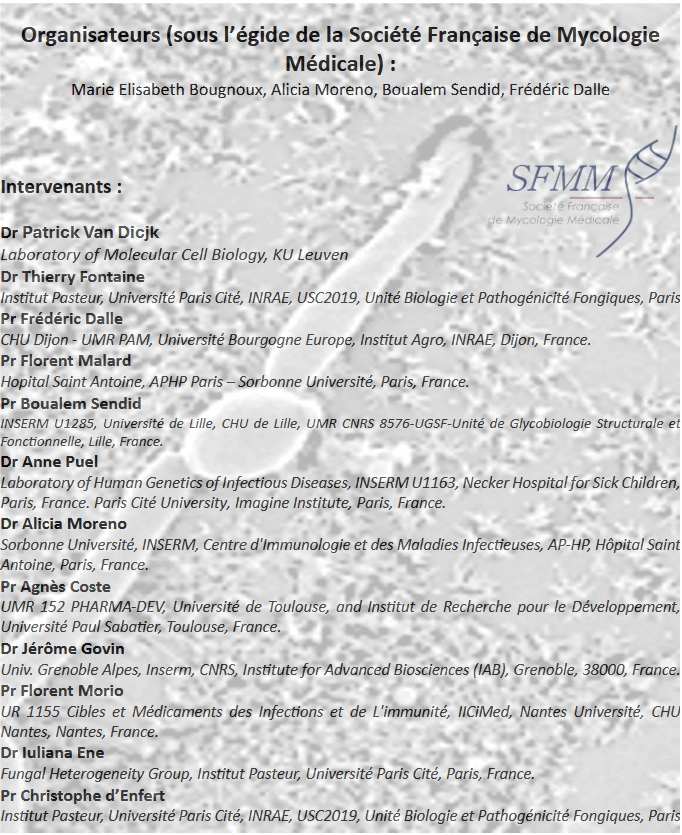 Communication invitée Workshop Candida - SFMM Lille - F. Morio | IICIMED