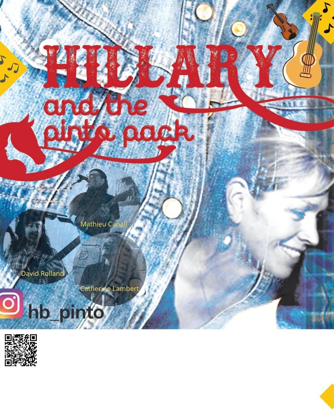 concert - Hillary & the Pinto Pack - folk, blues, rock | La Venelle
