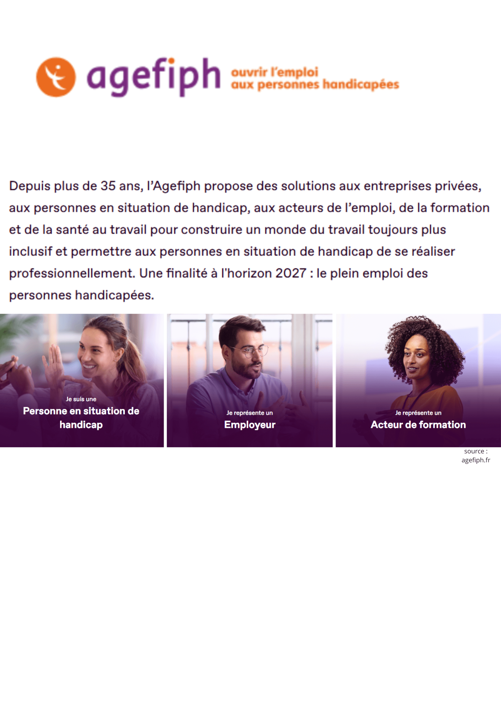 Information sur l'emploi des personnes handicapées dans le privé | Trisomie 21 Nouvelle Aquitaine