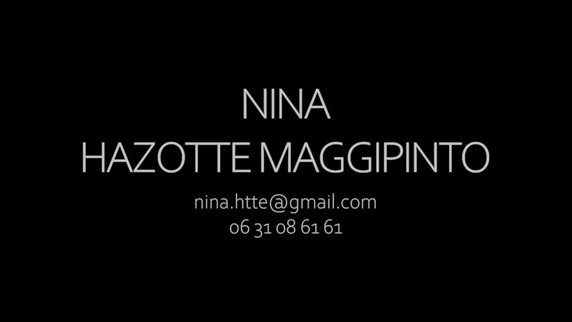 NINA HAZOTTE - BANDE DEMO