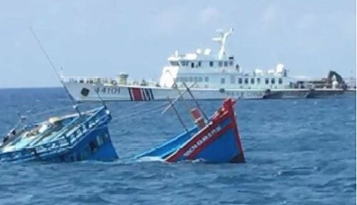 Đâm chìm tàu cá Việt Nam là vi phạm luật pháp quốc tế | Vietnam Fraternité