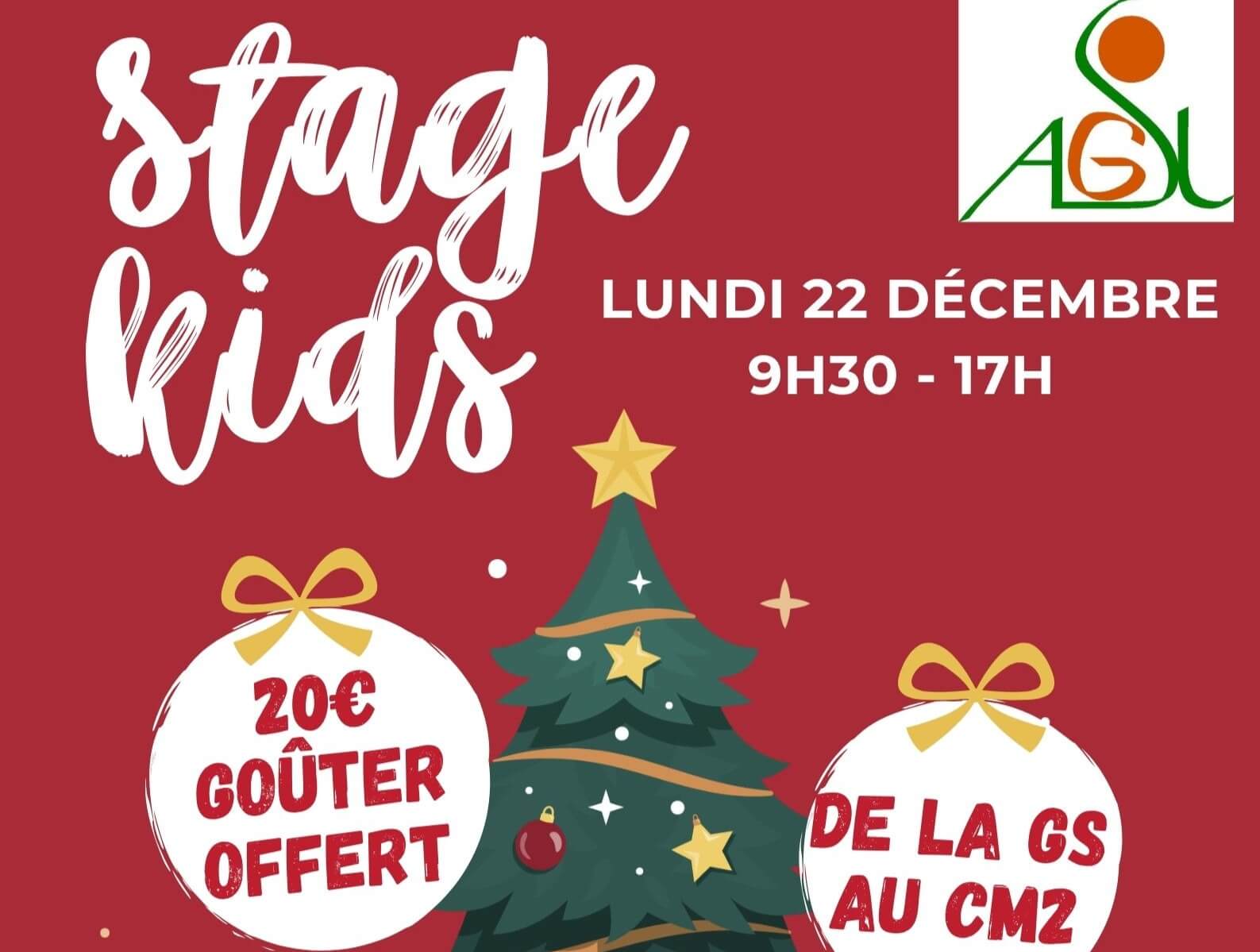 Stage Danse Kids - 22 décembre | AGSL