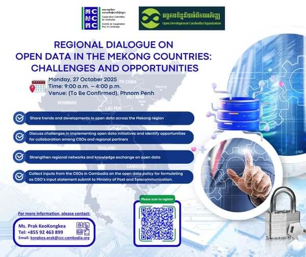 Regional Dialogue on Open Data in the Mekong Countries: Challenges and Opportunities | Forus