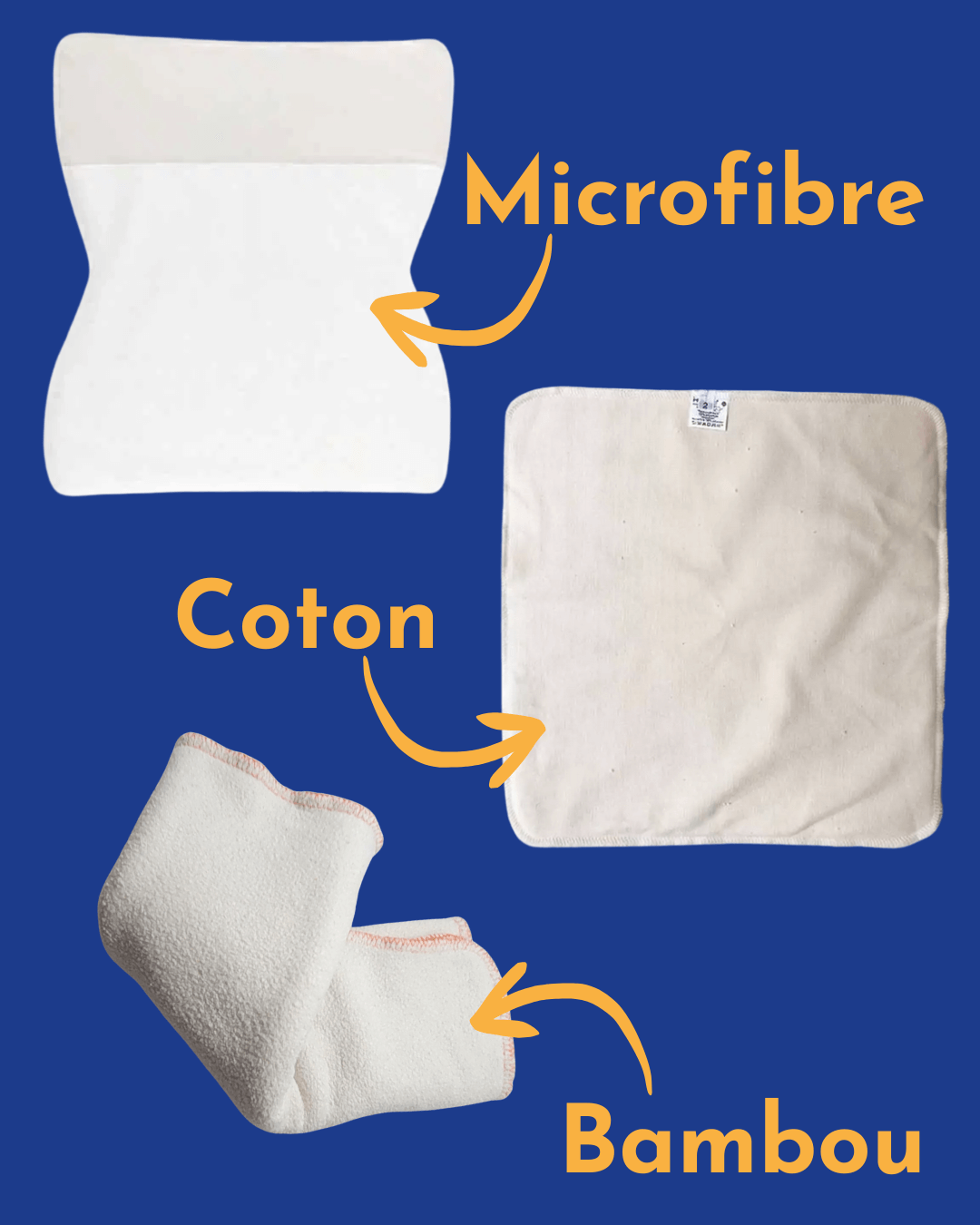 Quel insert choisir ? Notre top 3 des matières pour les absorbants couches lavables. | Tohu Bohu