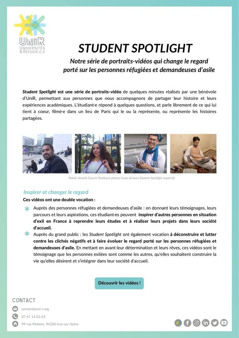 Notre campagne d’information et de sensibilisation | UNI-R