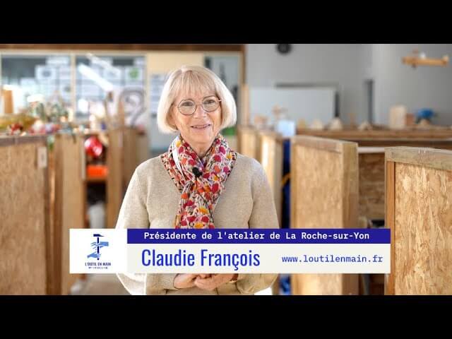 Les capsules de L'Outil en Main - Épisode12 : Claudie, Présidente de L’Outil en Main la Roche-Sur-Yon | L'Outil en Main France
