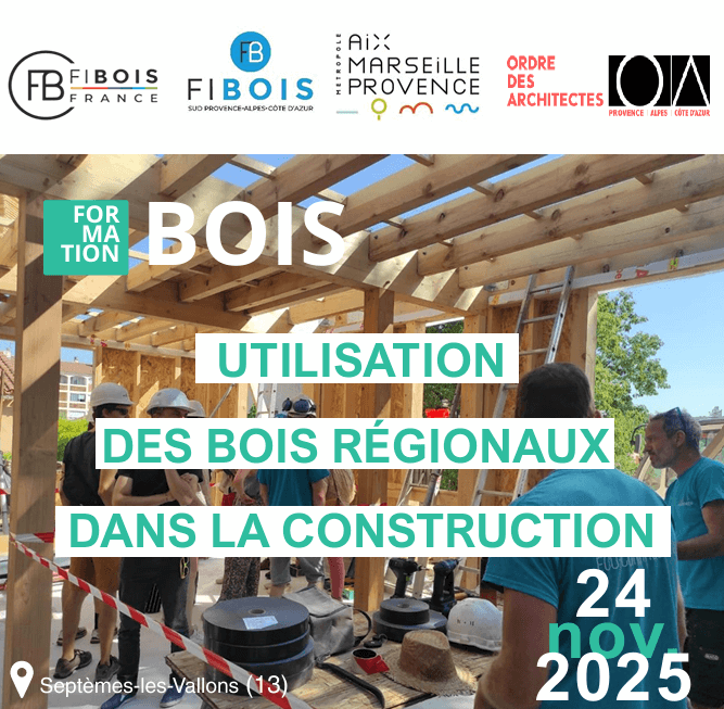 FORMATION | Utilisation des bois régionaux dans la construction | 24 novembre | Fibois Sud