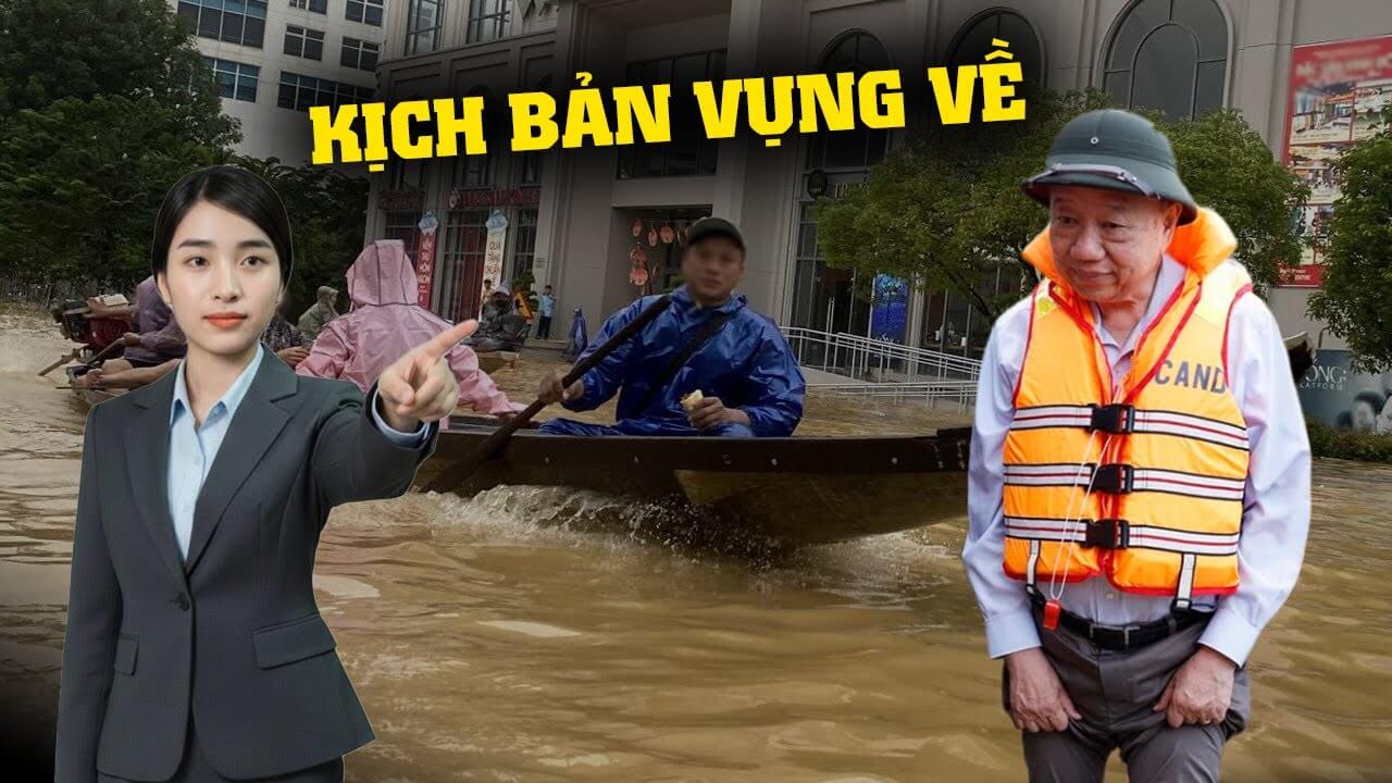 Khi T. Lâm “xắn quần lội nước” sự gần dân hay chỉ là màn show diễn chính trị?