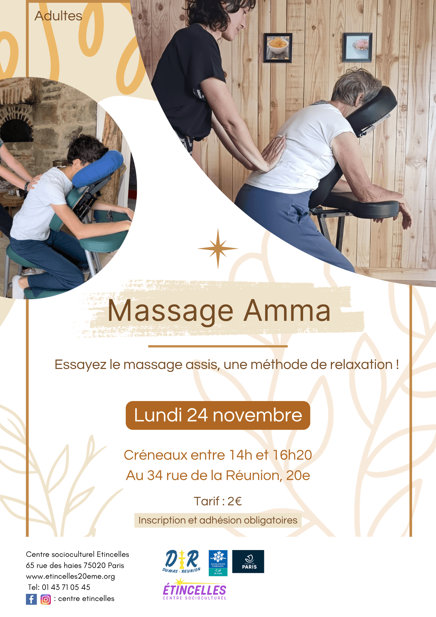 Massage Amma | Etincelles