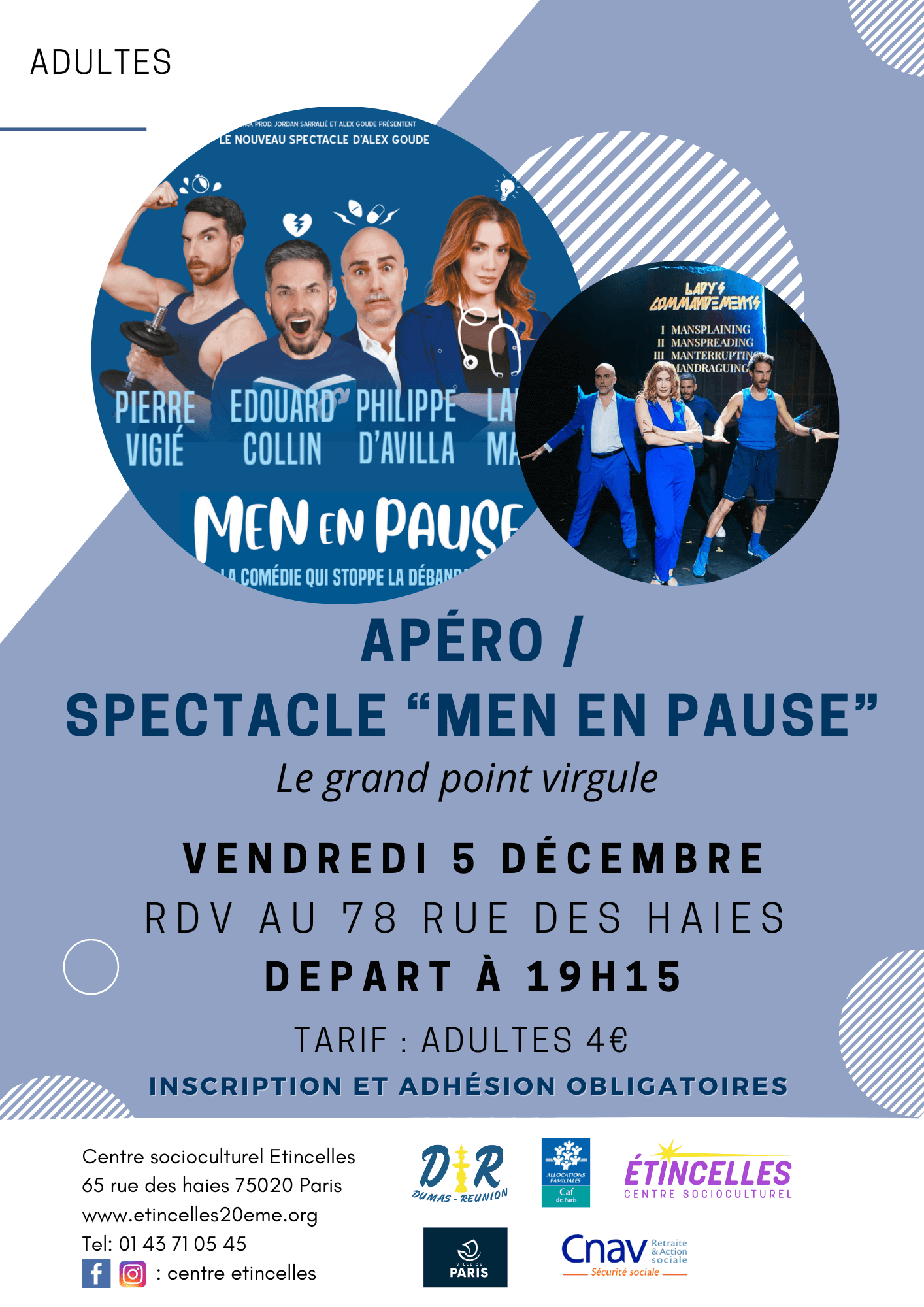 Sorties culturelles 2025-2026-10 | Etincelles