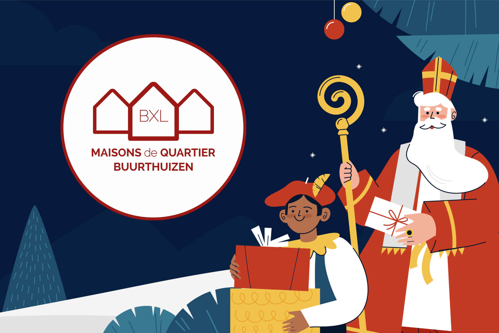 Saint-Nicolas arrive dans les Maisons de Quartier ! | MDQ - Maison de Quartier Buurthuizen