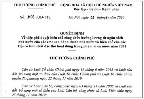 Biên chế chính trị | Vietnam Fraternité