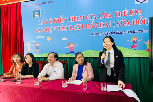 Tại sao phải đưa cả trẻ em vào dự thảo sửa đổi Luật Đất đai ? | Vietnam Fraternité