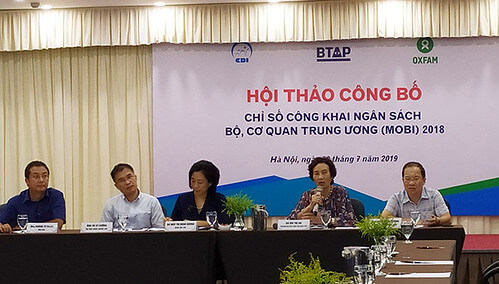 MOBI 2018 : Trung ương ít công khai ngân sách | Vietnam Fraternité