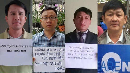 Việt Nam gán tội hình sự cho một số nhà hoạt động chính trị | Vietnam Fraternité