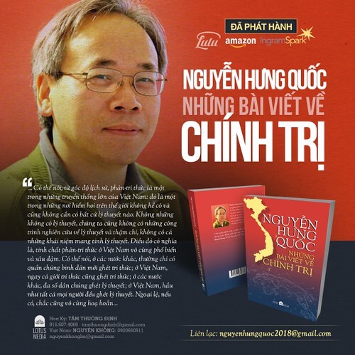Đọc ‘Những bài viết về chính trị’ của Nguyễn Hưng Quốc | Vietnam Fraternité
