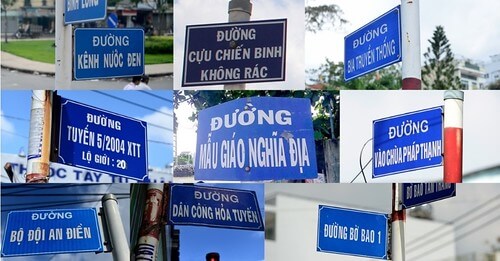 Tên đường và định chuẩn sao cho chuẩn | Vietnam Fraternité