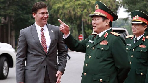 Mỹ - Việt : Bộ trưởng Quốc phòng Esper lần đầu thăm Việt Nam | Vietnam Fraternité