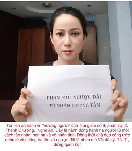 Xuất hiện bản tuyên bố phản đối ngược đãi tù nhân tại Việt Nam | Vietnam Fraternité