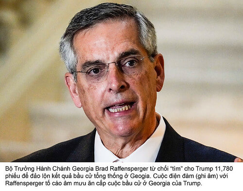 Lo sợ phải giao quyền, Donald Trump đe dọa Georgia | Vietnam Fraternité