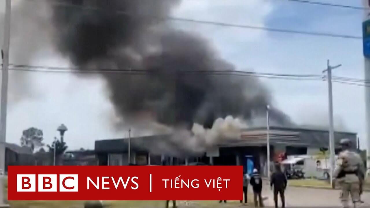 PHÁO CAMPUCHIA ĐÁNH TRÚNG TRẠM XĂNG THÁI LAN, GÂY CHẾT NGƯỜI