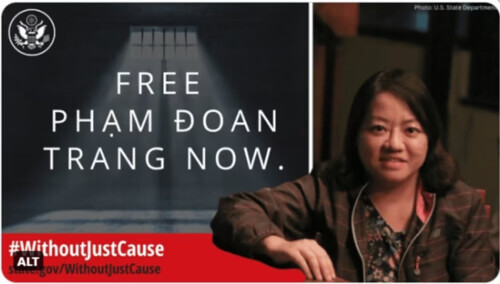 Phạm Đoan Trang : người phụ nữ can đảm 2024 | Vietnam Fraternité