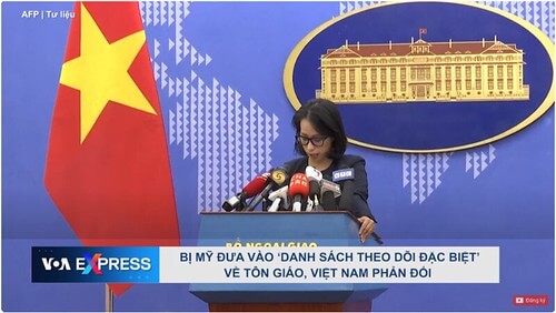 Việt Nam phản đối vì bị Mỹ đưa vào ‘Danh sách Theo dõi Đặc biệt’ về tôn giáo | Vietnam Fraternité