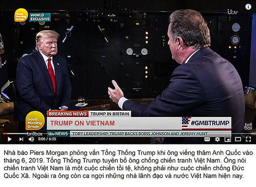 Trump mạ lỵ cuộc chiến bảo vệ tự do tại Việt Nam | Vietnam Fraternité