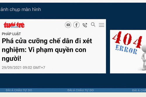 Cưỡng chế xét nghiệm vi phạm trầm trọng nhân phẩm công dân | Vietnam Fraternité