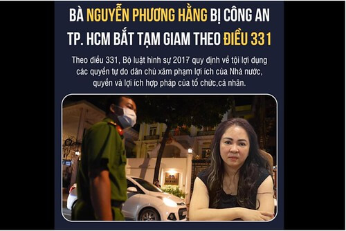 Điều 331 dùng để bắt những ai dám vượt ra khỏi lề đảng | Vietnam Fraternité