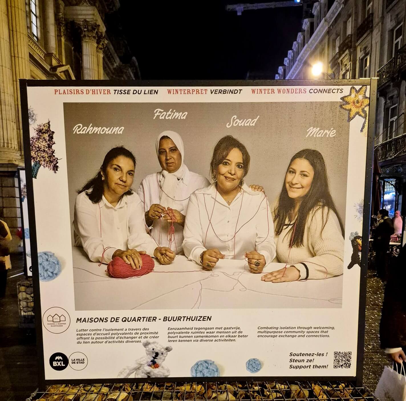 ❄️ Les Maisons de Quartier à “L’EXPO QUI FAIT DU LIEN” ❄️ | MDQ - Maison de Quartier Buurthuizen
