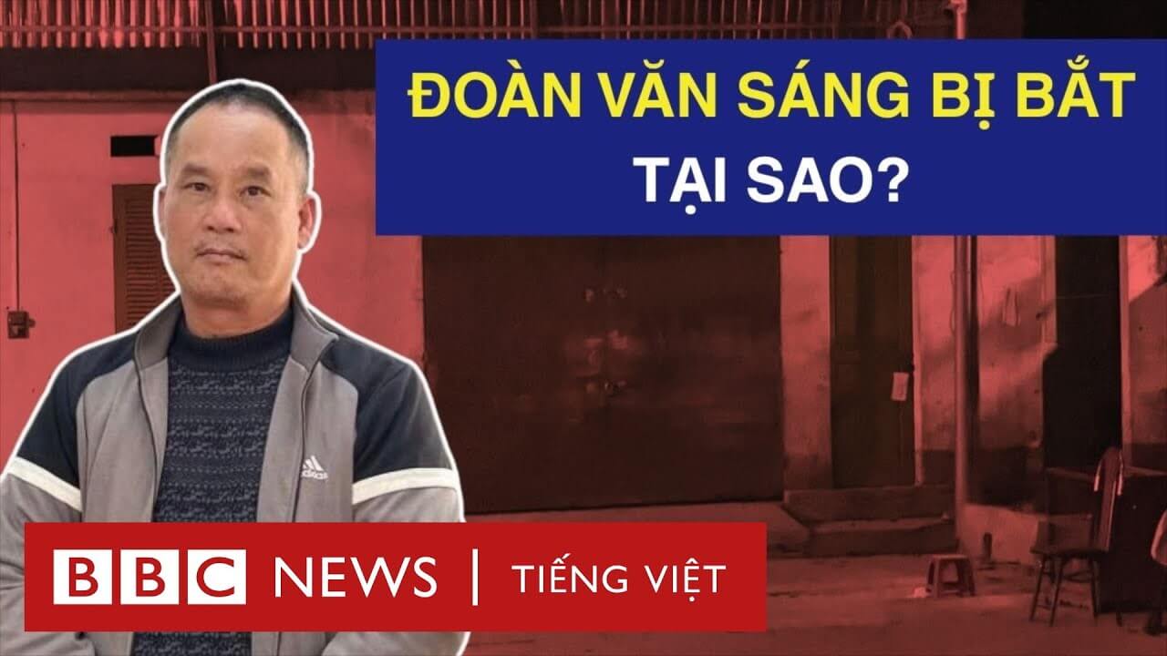 ĐOÀN VĂN SÁNG BỊ BẮT TRONG VỤ ÁN RÙNG RỢN