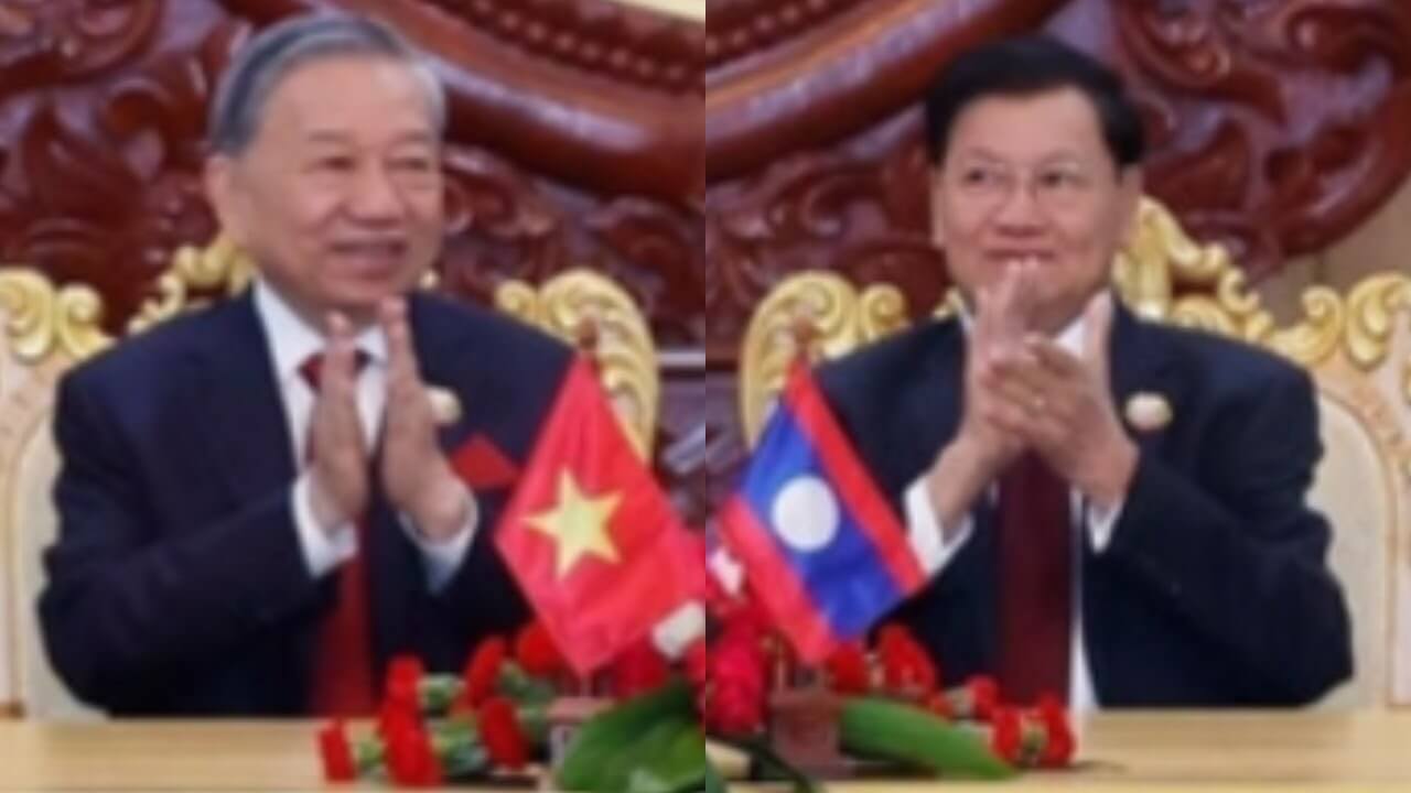 LĐ Camphuchia tiếc hùi hụi nhìn VF9 của Vượng tỏa sáng Lễ diễu binh của Lào!