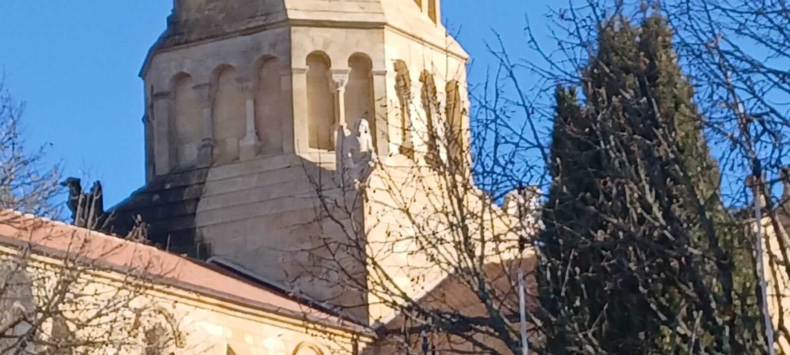 base du clocher avant après | Association des Amis de l'Eglise Saint Jean d'Etampes de La Brède