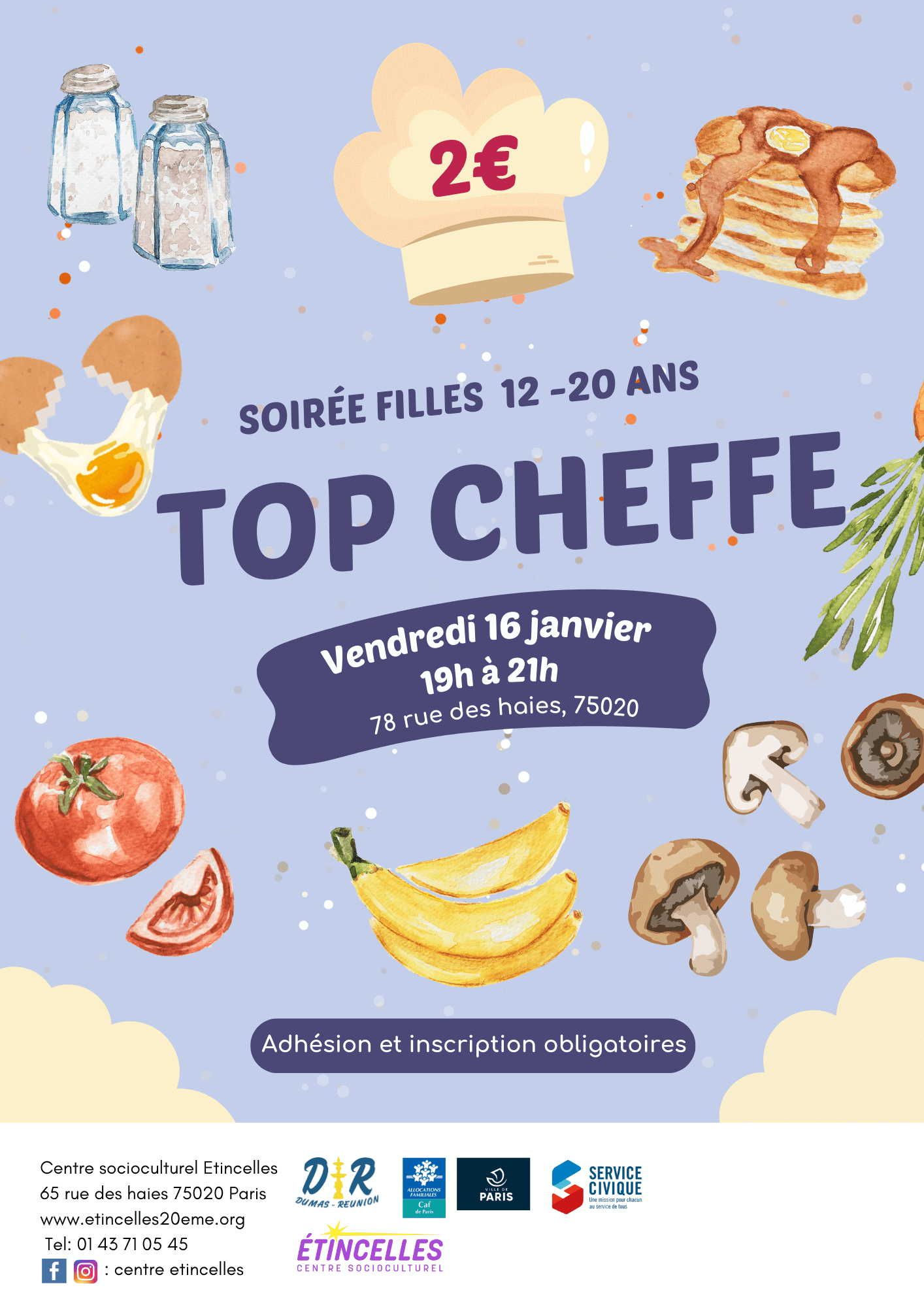 Soirée Top Cheffe | Etincelles
