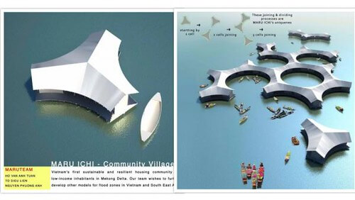 Làng nổi Maru Ichi ứng phó biến đổi khí hậu trên sông Cửu Long | Vietnam Fraternité