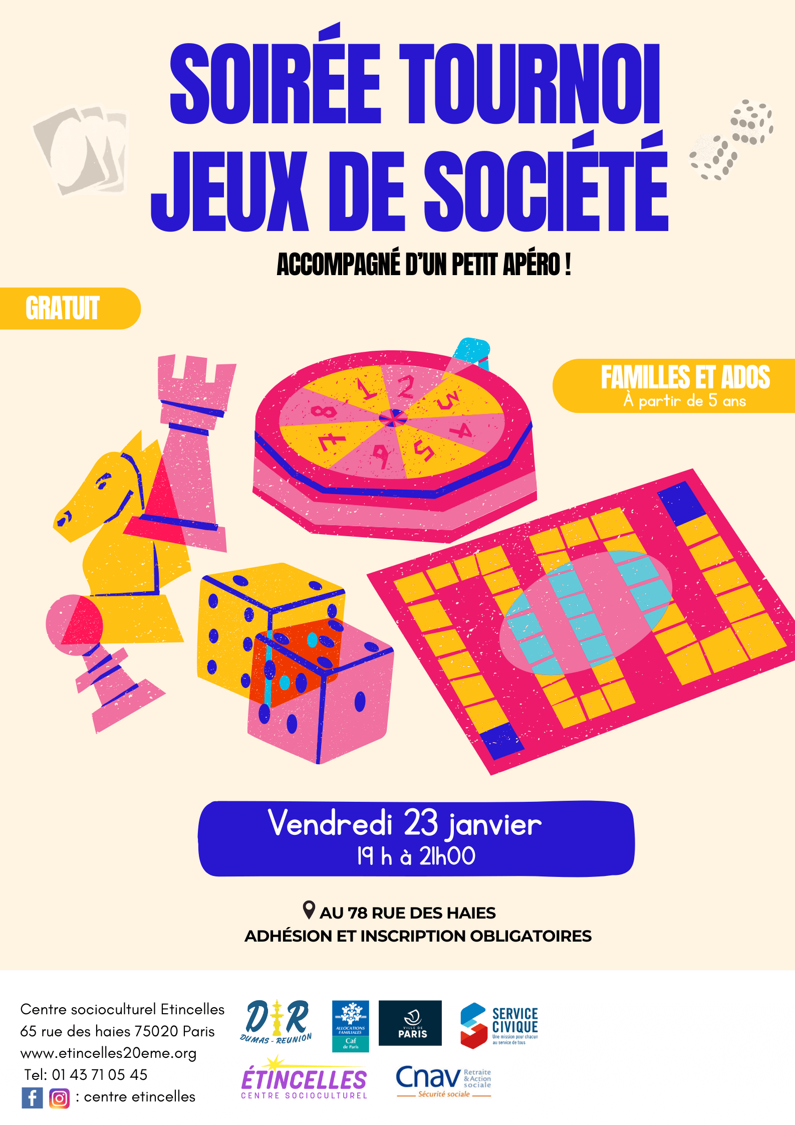 Tournoi jeux de société | Etincelles