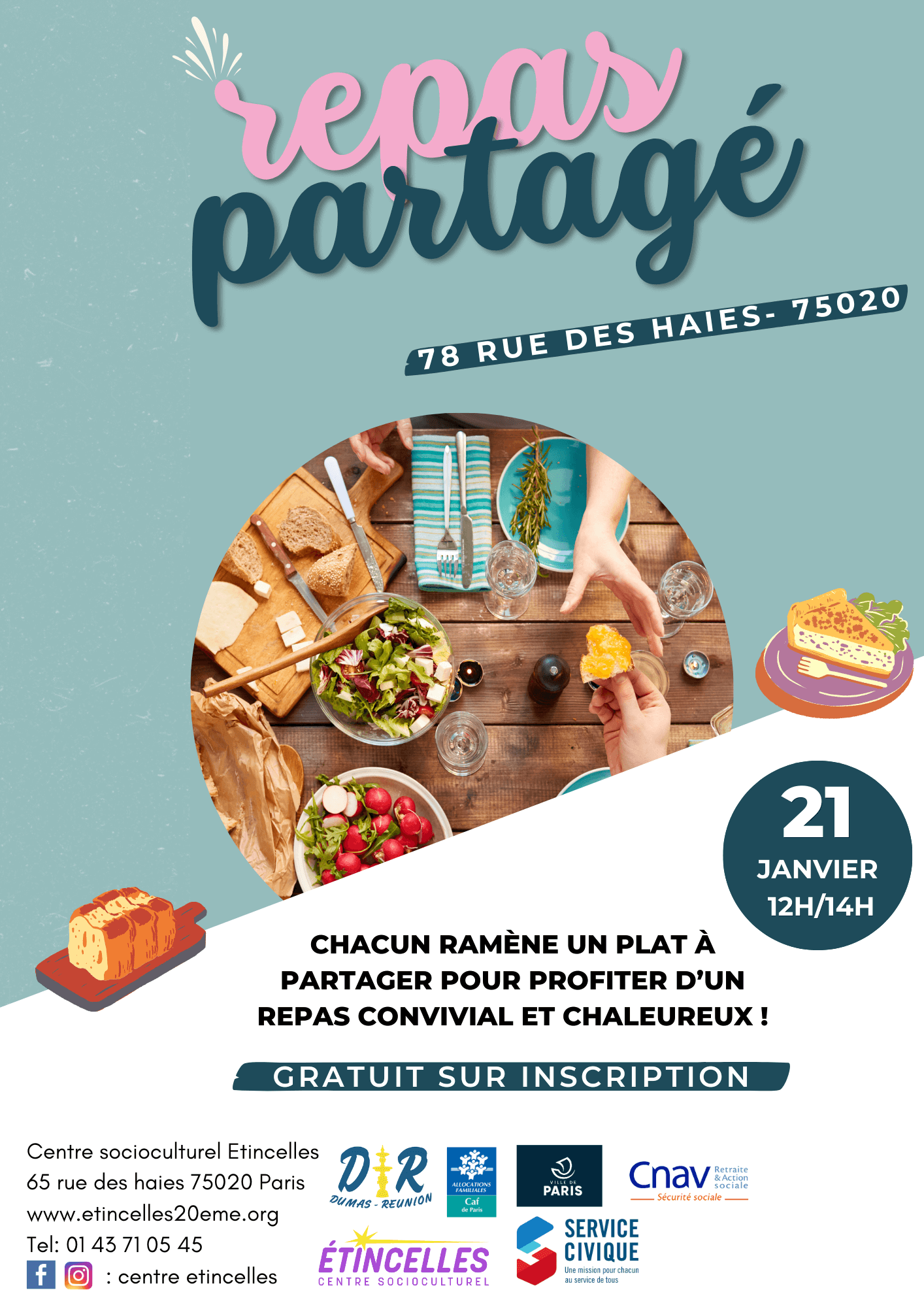 Repas partagé | Etincelles