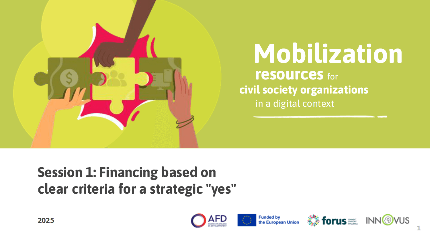 MODULE 3 — Resource Mobilisation & Financial Sustainability | Forus