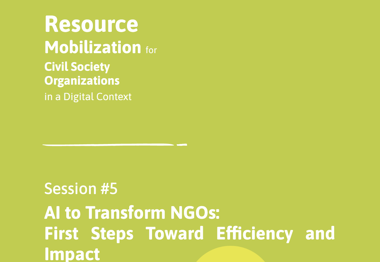 M3_S4 - AI to Transform NGOs: First Steps Toward Efficiency and Impact - Facilitator's Guide | Forus