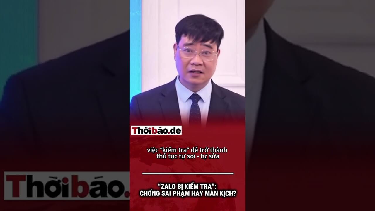 “ZALO BỊ KIỂM TRA”: CHỐNG SAI PHẠM HAY MÀN KỊCH TRẤN AN?