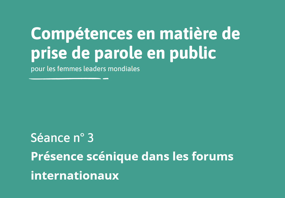 M4_S3_Public Speaking_Stage presence in global forums_Facilitator's Guide | Forus