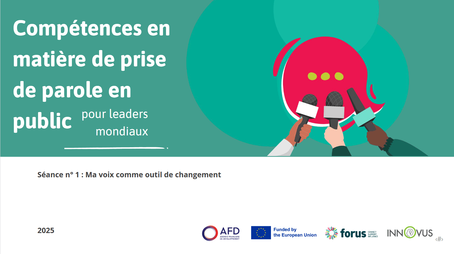 M4_S1_My voice as a tool for change - Public Speaking - Facilitator's Guide | Forus