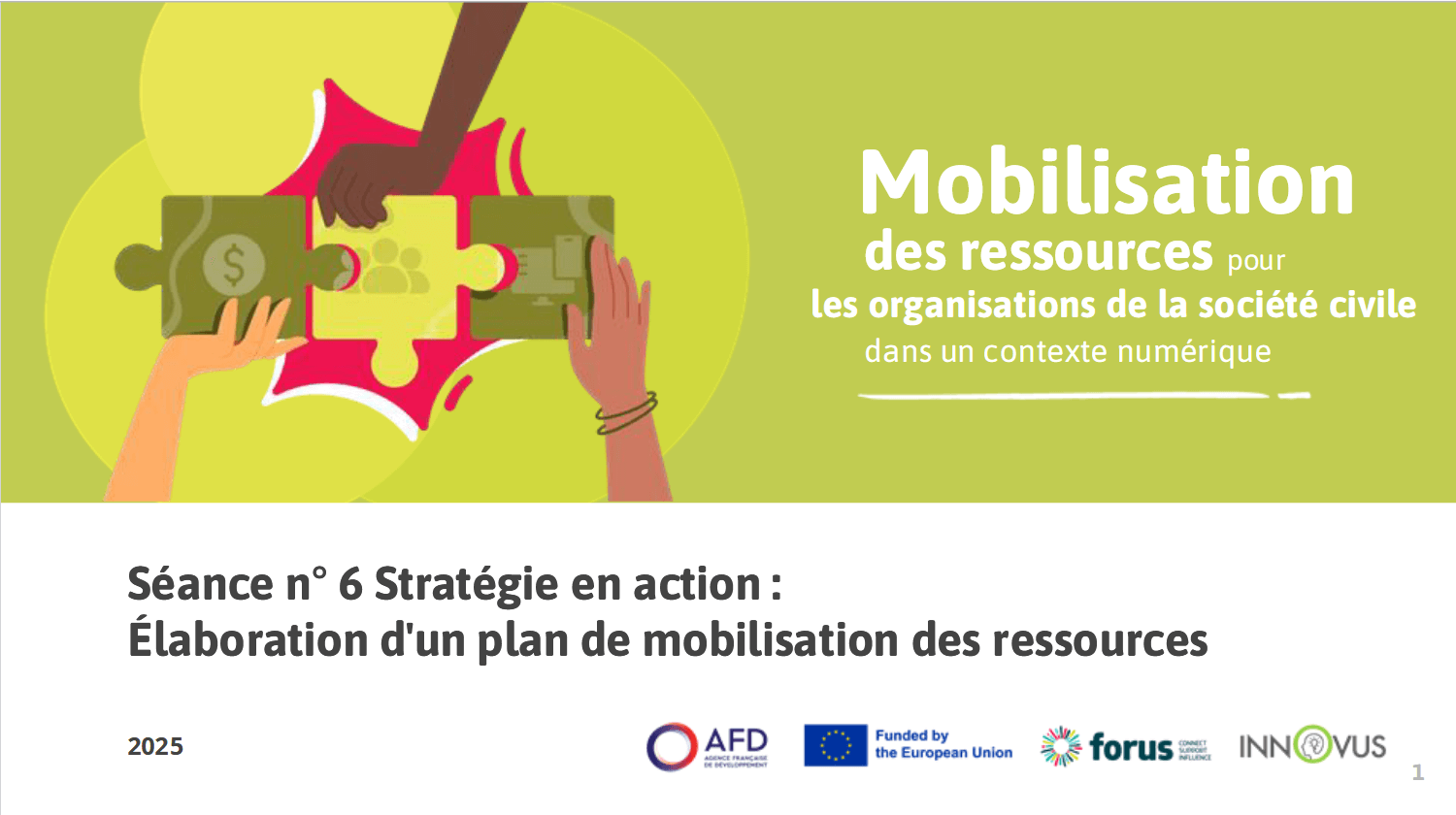 M3_S6 - Strategy in action: Developing a resource mobilization plan | Forus
