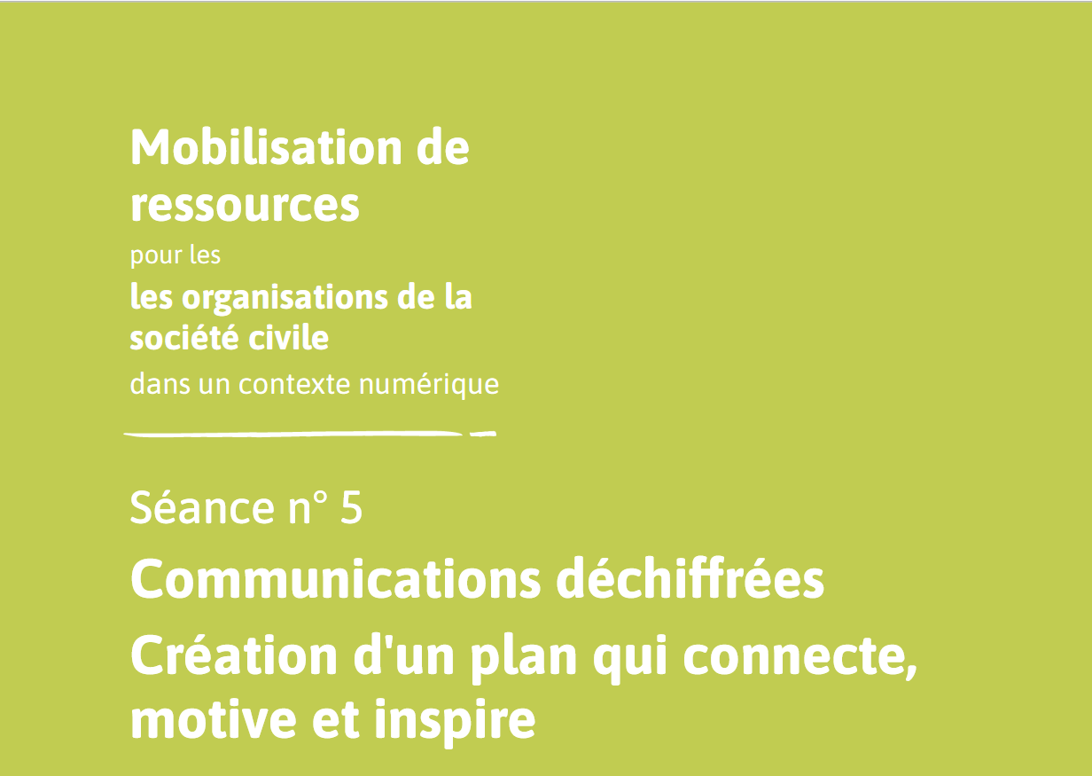 M3 _S5 - Communications Decoded Building a Plan that Connects, Motivates, and Inspires - Facilitator's Guide | Forus