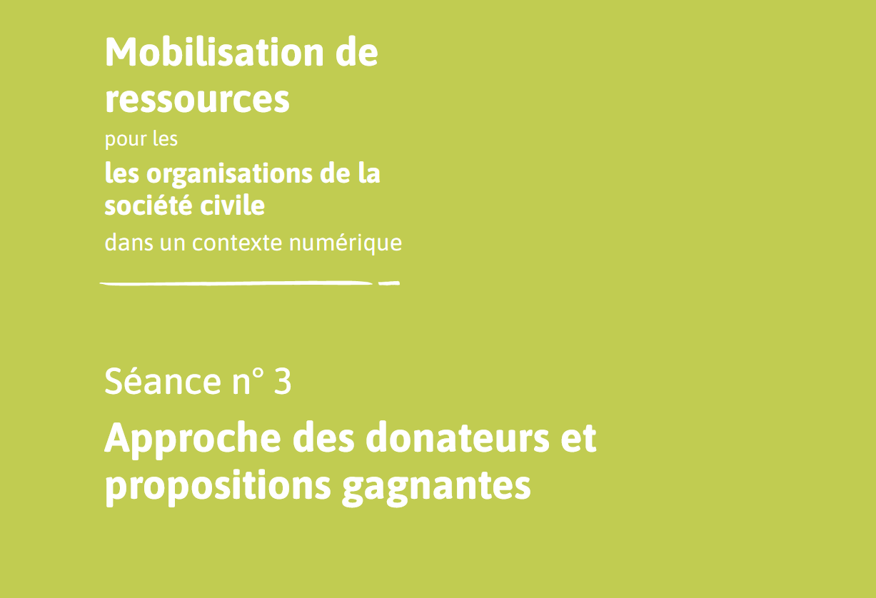 M3_S3 - Connecting to Make an Impact Keys to Success with Proposals Facilitator's Guide | Forus