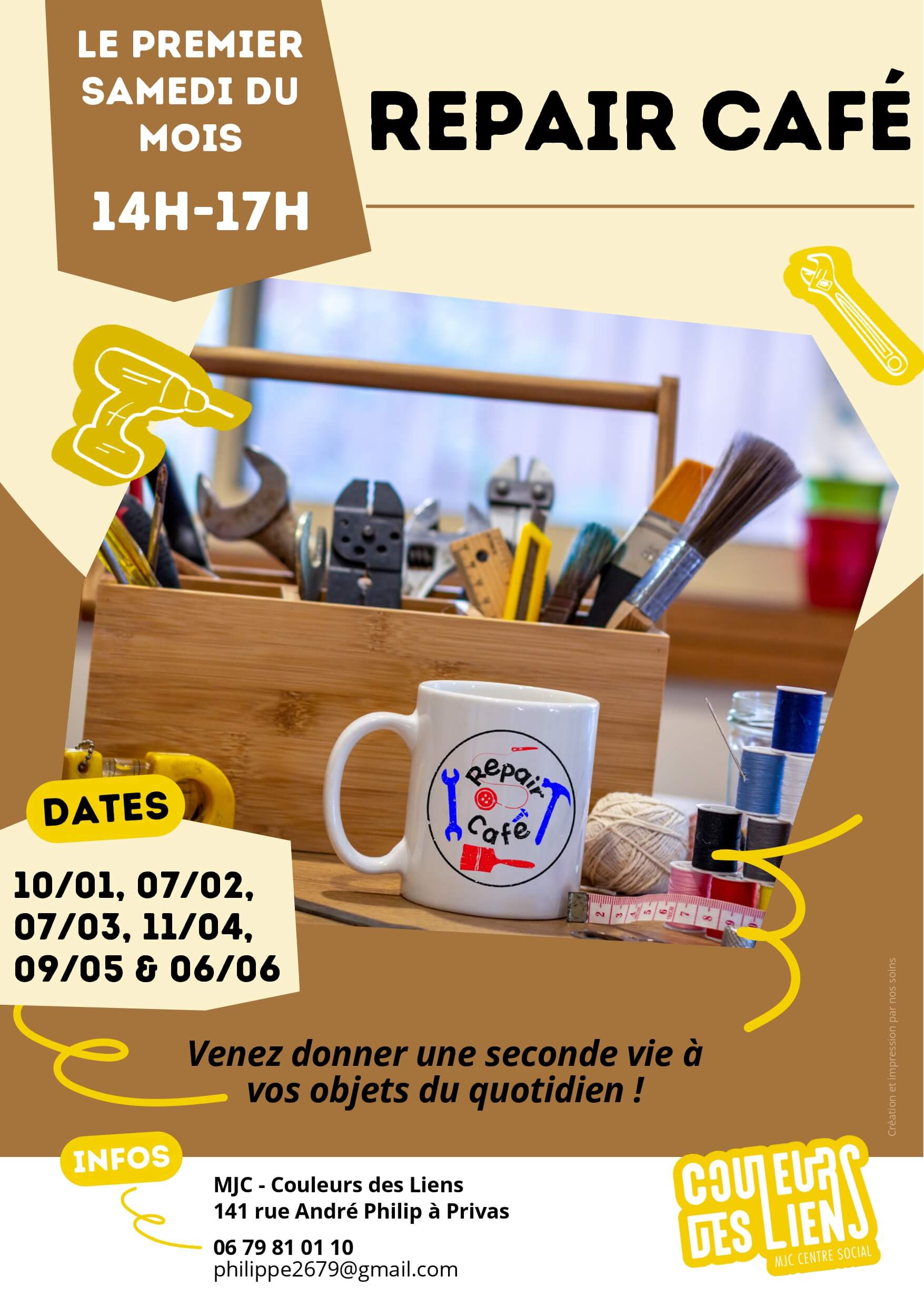 Repair Café | Couleurs des Liens