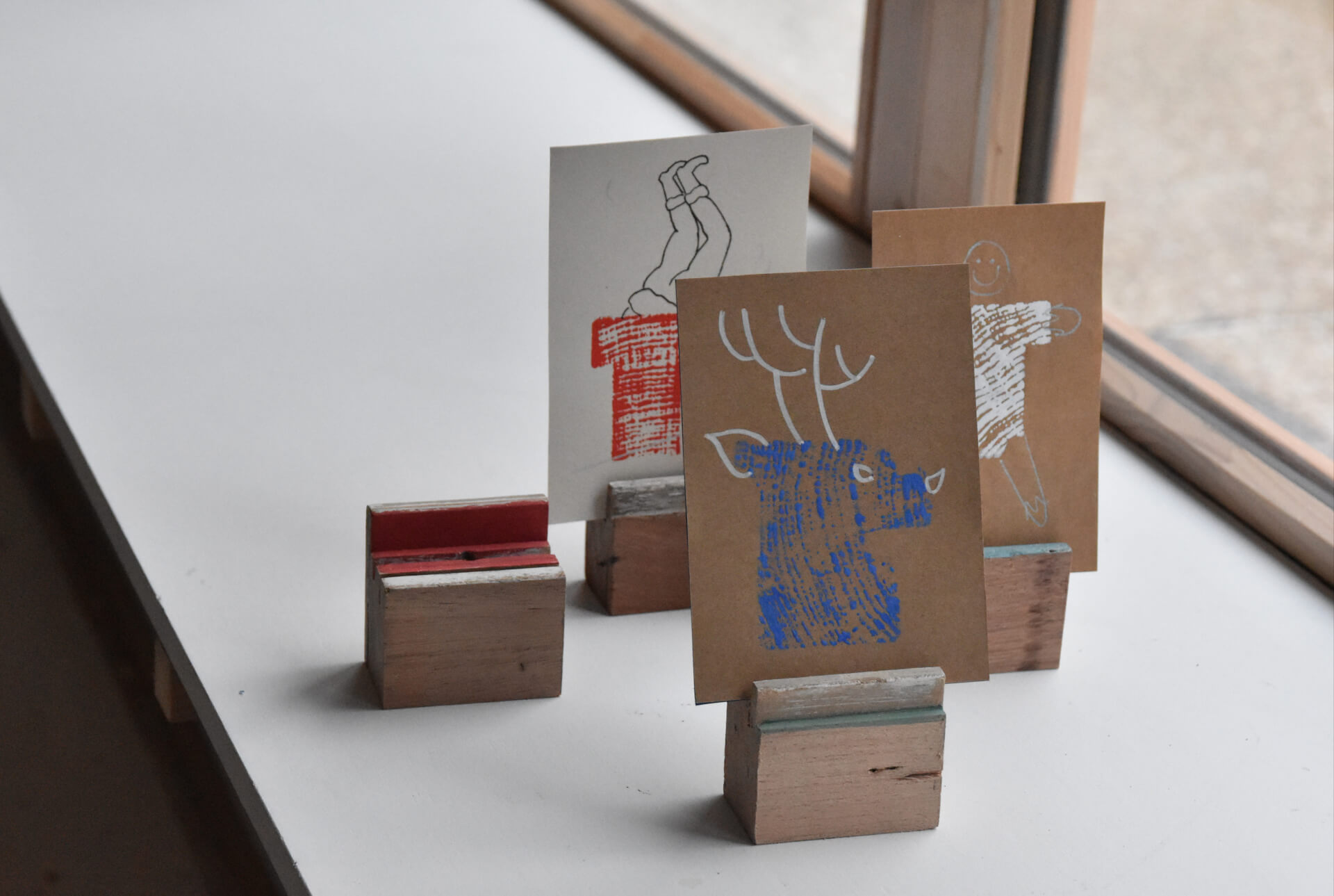 ATELIER bois & graphisme / Porte-carte + carte / 15€ | La Venelle