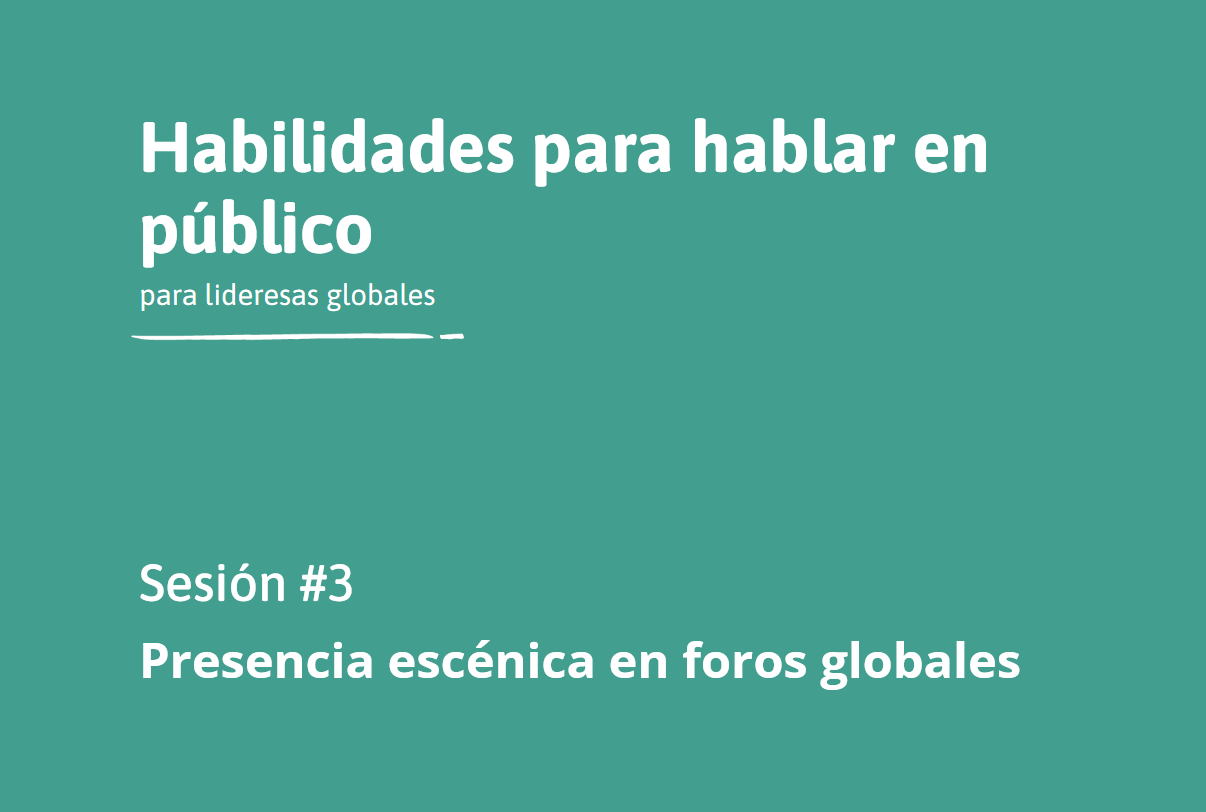 M4_S3_Public Speaking_Stage presence in global forums_Facilitator's Guide | Forus
